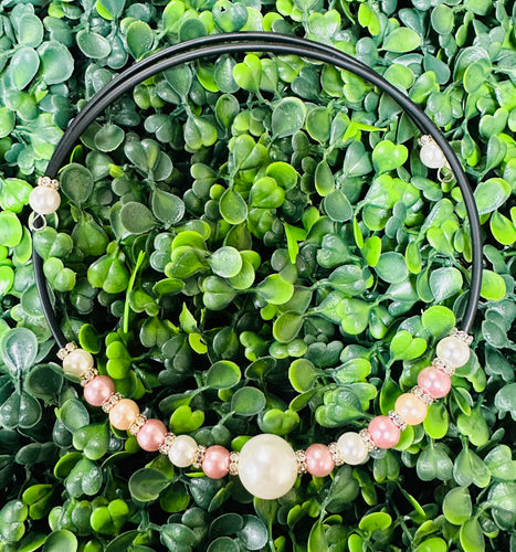 Pink & White Choker