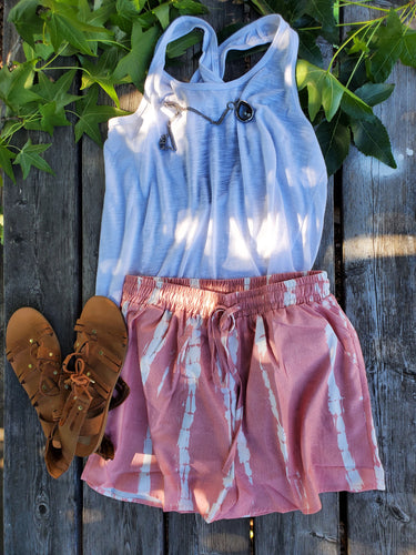 Boho Tie Dye Shorts