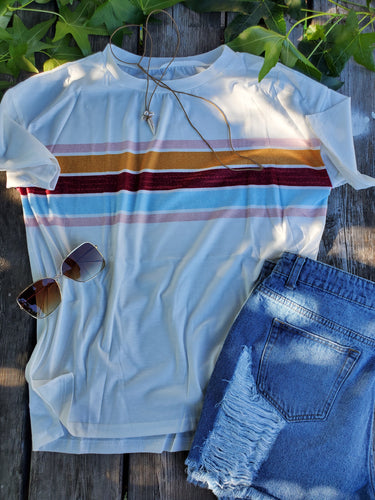 Vintage Stripe Tee