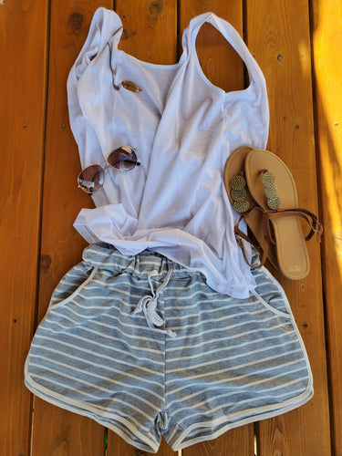 Casual Striped Shorts