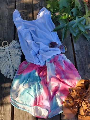 Casual Tie Dye Shorts
