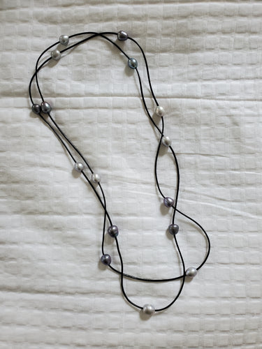 Double Wrap Pearl Necklace