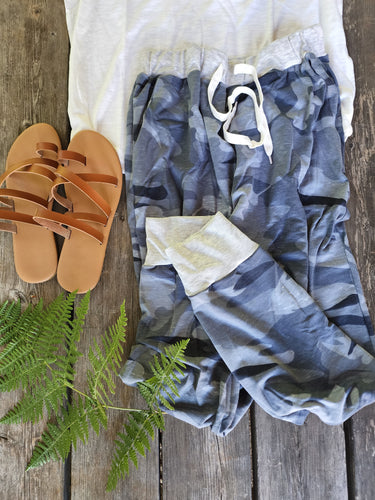 Grey Camo Joggers