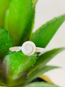 Swirl Shell Ring